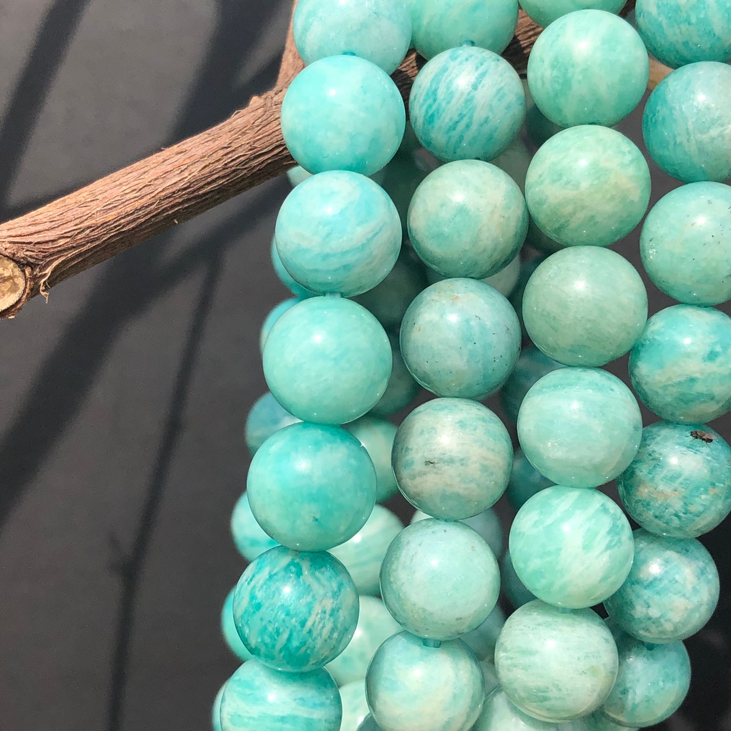 Amazonite and Rosewood