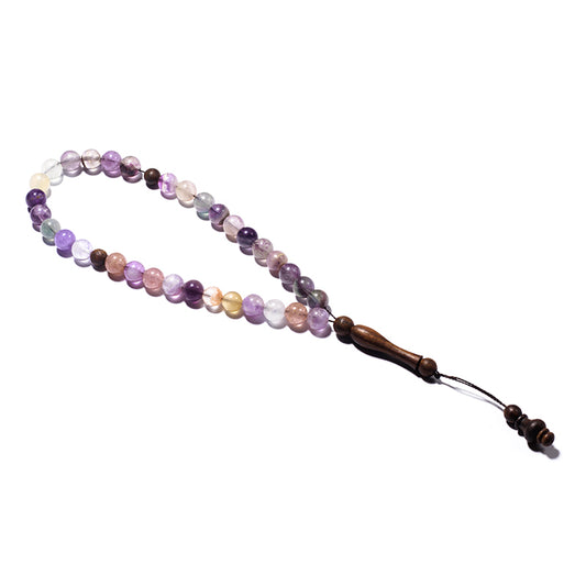 Purple Fluorite and Rosewood