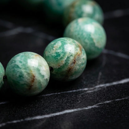 Amazonite Rosewood Misbaha | Tasbih – 33 Beads 10MM