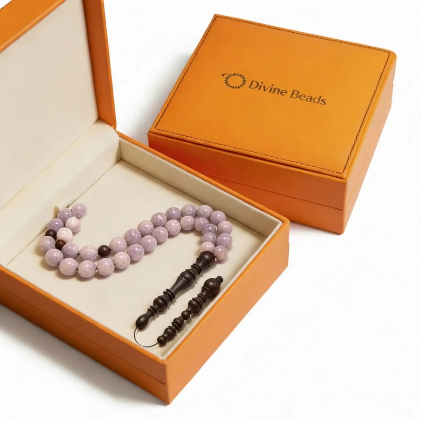 Aquamarine Rosewood Misbaha | Tasbih – 33 Beads 10MM
     