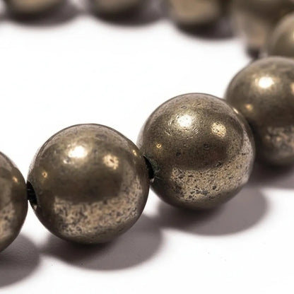 Pyrite Rosewood Misbaha | Tasbih – 33 Beads 10MM