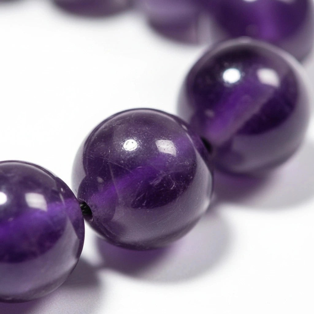 Amethyst Rosewood Misbaha | Tasbih – 100 Beads 8MM
     