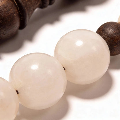 Moonstone Rosewood Misbaha | Tasbih – 33 Beads 10MM