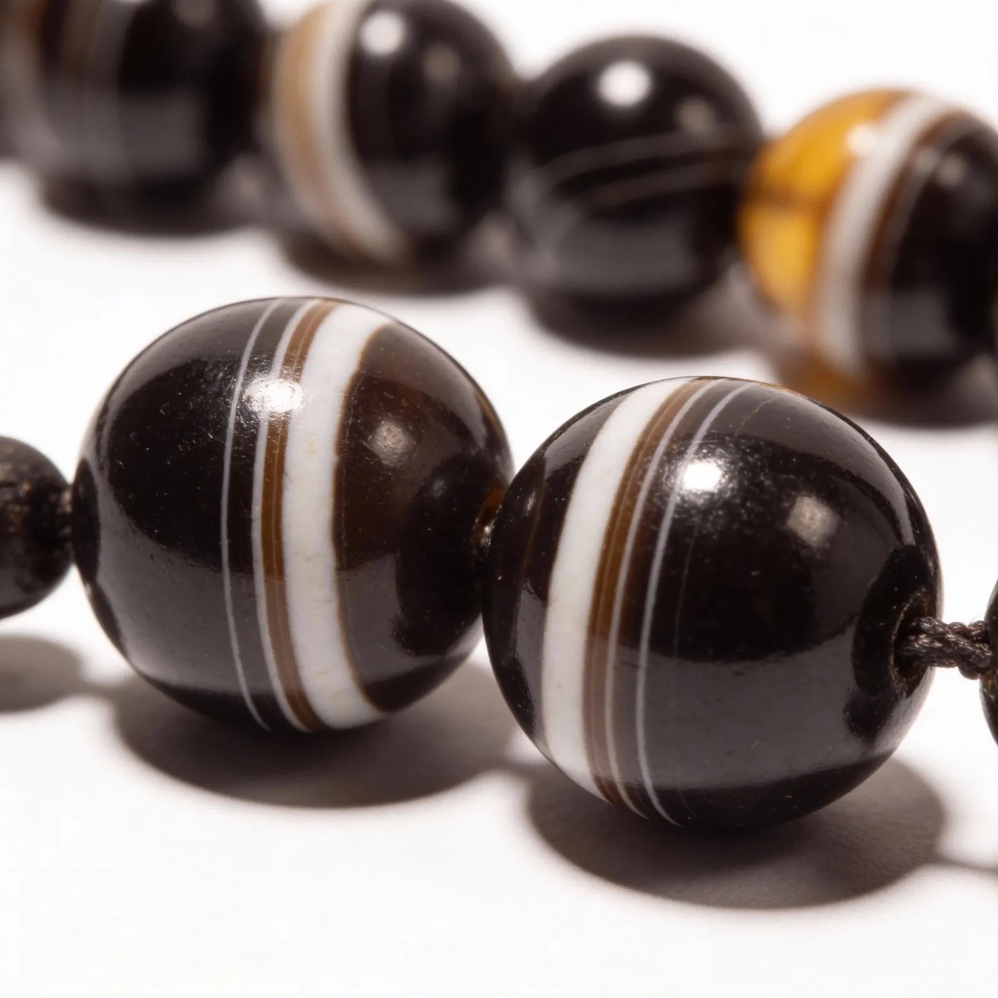 Sulaimani Aqeeq Rosewood Misbaha | Tasbih – 33 Beads 10MM
     