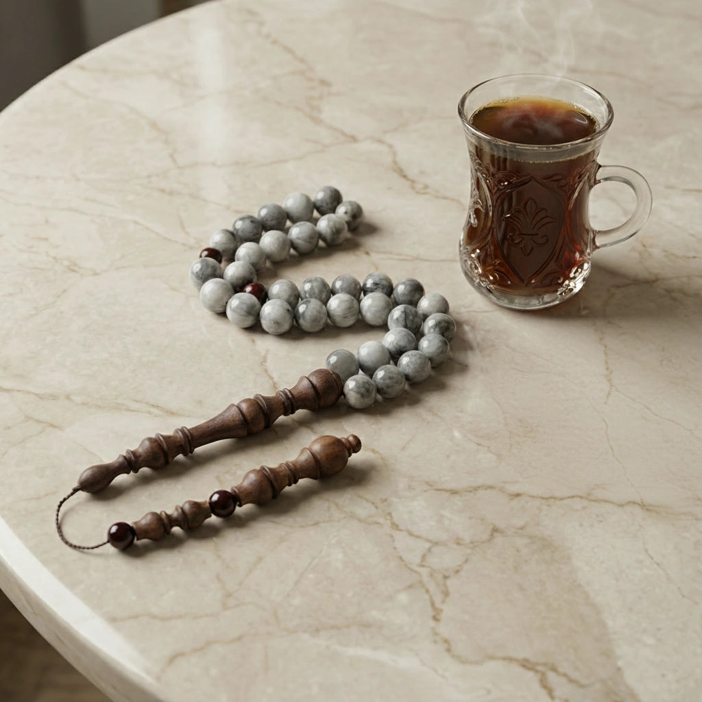Eagle Eye Rosewood Misbaha | Tasbih – 33 Beads 10MM
     