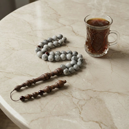 Eagle Eye Rosewood Misbaha | Tasbih – 33 Beads 10MM