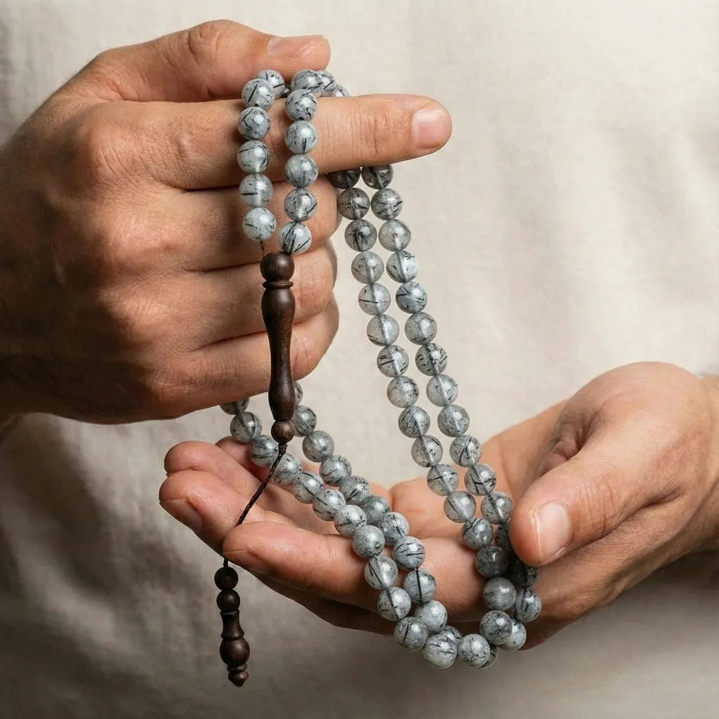 Moh-e-Najaf Rosewood Misbaha | Tasbih – 100 Beads 8MM
     