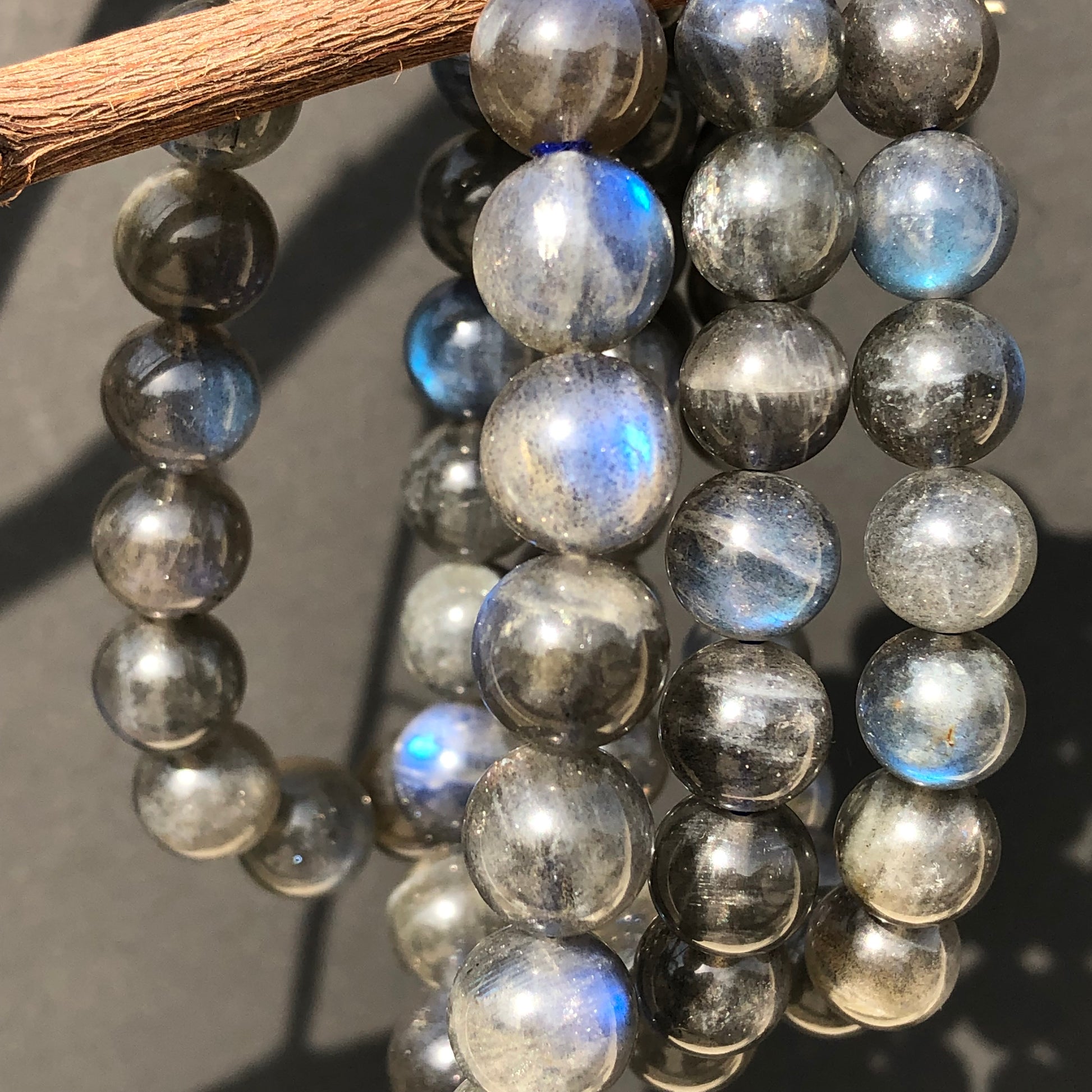 Labradorite and Rosewood
