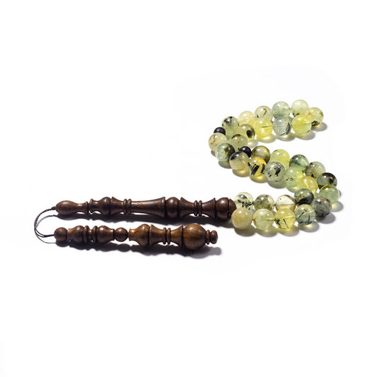 Prehnite and Rosewood