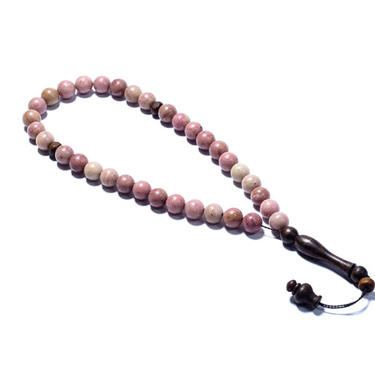 Rhodonite and Rosewood
