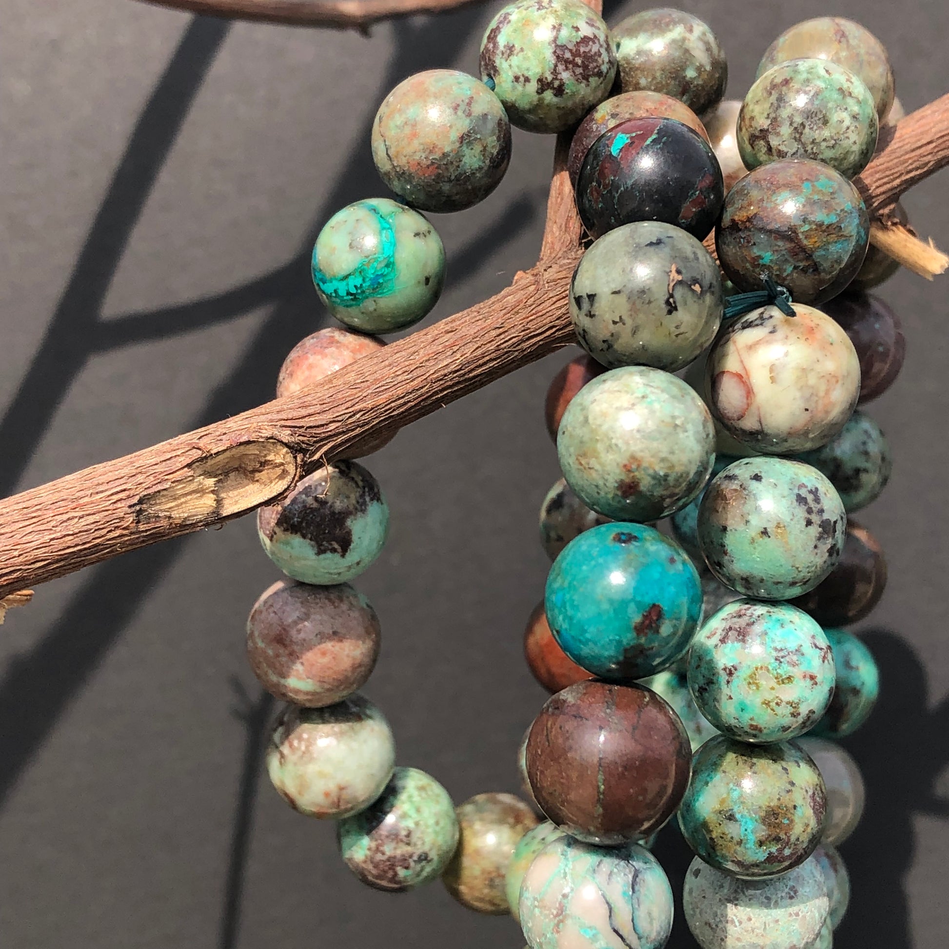 Ruby Zoisite and Rosewood